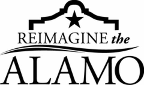 REIMAGINE THE ALAMO Logo (USPTO, 04.08.2016)