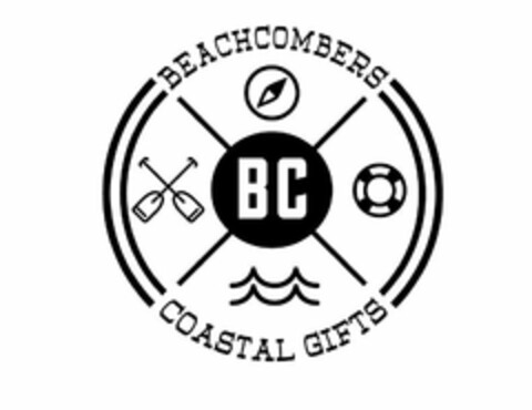 BEACHCOMBERS BC COASTAL GIFTS Logo (USPTO, 28.04.2017)