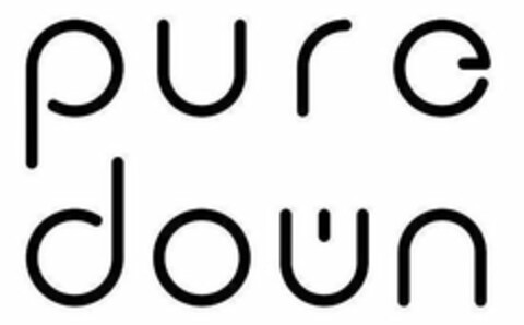 PURE DOWN Logo (USPTO, 06.09.2017)