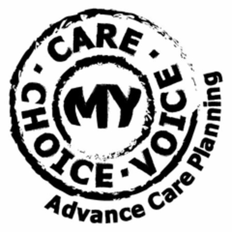 MY · CARE · CHOICE · VOICE ADVANCE CAREPLANNING Logo (USPTO, 28.09.2017)
