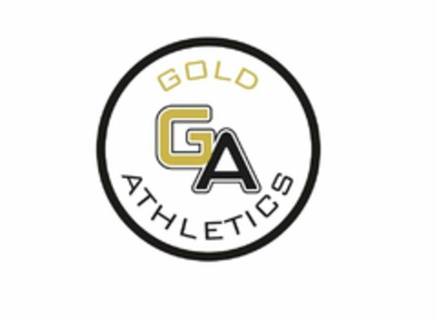 GOLD GA ATHLETICS Logo (USPTO, 04.10.2017)