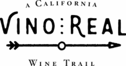 A CALIFORNIA VINO REAL WINE TRAIL Logo (USPTO, 05/04/2018)