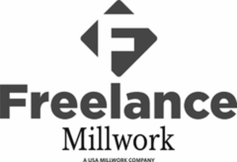 F FREELANCE MILLWORK A USA MILLWORK COMPANY Logo (USPTO, 06/27/2018)