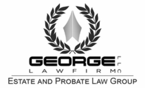 GEORGE LAW FIRM LLC ESTATE AND PROBATE LAW GROUP Logo (USPTO, 10/03/2018)