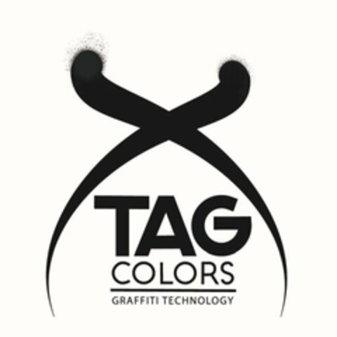 X TAG COLORS GRAFFITI TECHNOLOGY Logo (USPTO, 24.10.2018)