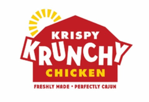 KRISPY KRUNCHY CHICKEN FRESHLY MADE ·PERFECTLY CAJUN Logo (USPTO, 03.12.2018)