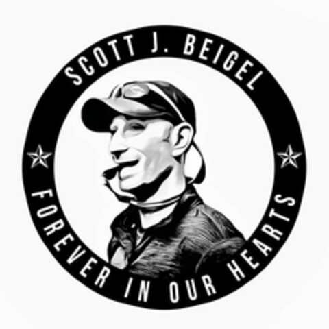 SCOTT J. BEIGEL FOREVER IN OUR HEARTS Logo (USPTO, 15.12.2018)