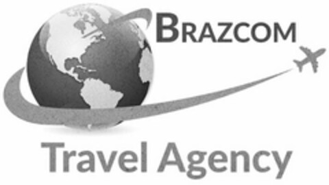 BRAZCOM TRAVEL AGENCY Logo (USPTO, 26.12.2018)