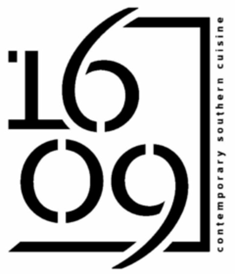 '1609 CONTEMPORARY SOUTHERN CUISINE Logo (USPTO, 22.07.2019)