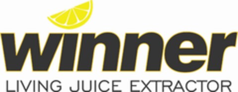 WINNER LIVING JUICE EXTRACTOR Logo (USPTO, 07/24/2019)