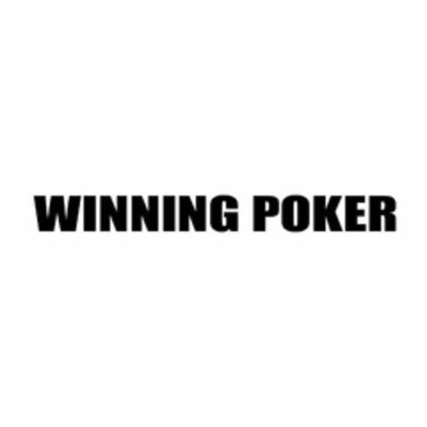 WINNING POKER Logo (USPTO, 02.08.2019)