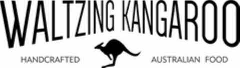 WALTZING KANGAROO HANDCRAFTED AUSTRALIAN FOOD Logo (USPTO, 10/07/2019)