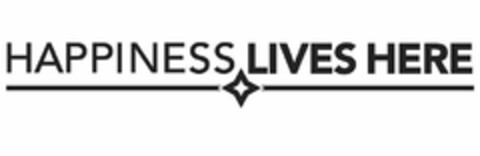 HAPPINESS LIVES HERE Logo (USPTO, 11/11/2019)