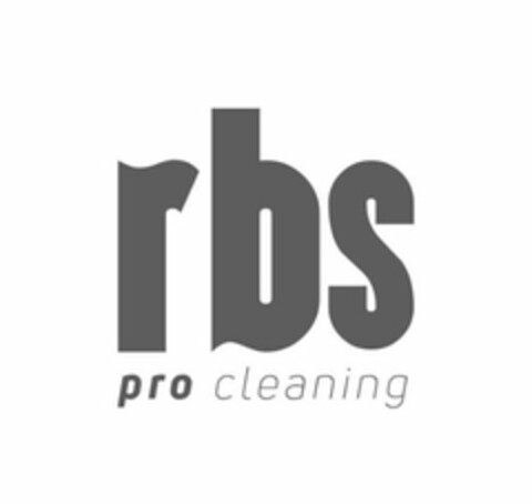 RBS PRO CLEANING Logo (USPTO, 08.04.2020)