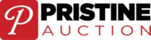 P PRISTINE AUCTION Logo (USPTO, 04/14/2020)