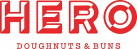 HERO DOUGHNUTS & BUNS Logo (USPTO, 30.07.2020)