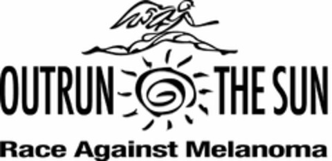 OUTRUN THE SUN RACE AGAINST MELANOMA Logo (USPTO, 25.03.2009)