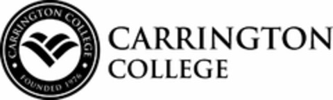 CARRINGTON COLLEGE FOUNDED 1976 CARRINGTON COLLEGE Logo (USPTO, 04/16/2010)