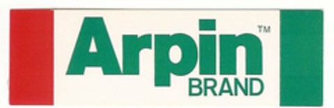 ARPIN BRAND Logo (USPTO, 29.07.2010)