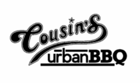 COUSIN'S URBAN BBQ Logo (USPTO, 10/05/2010)