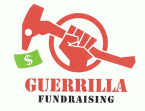 $ GUERRILLA FUNDRAISING Logo (USPTO, 09/26/2011)