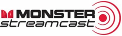 M MONSTER STREAMCAST Logo (USPTO, 22.11.2011)