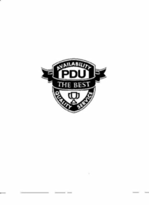 PDU AVAILABILITY THE BEST QUALITY SERVICE Logo (USPTO, 21.02.2012)