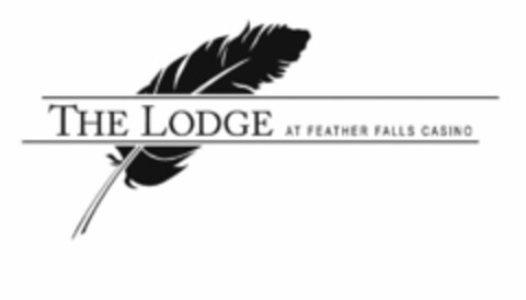 THE LODGE AT FEATHER FALLS CASINO Logo (USPTO, 28.08.2013)