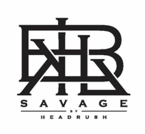 BLK SAVAGE BY HEADRUSH Logo (USPTO, 03.10.2013)