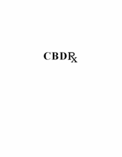 CBDRX Logo (USPTO, 07.05.2014)