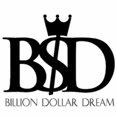 BSD BILLION DOLLAR DREAM Logo (USPTO, 18.06.2014)