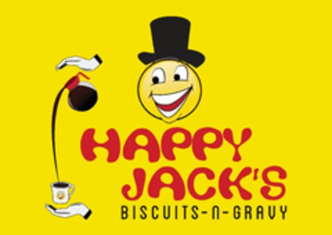 HAPPY JACK'S BISCUITS-N-GRAVY Logo (USPTO, 06/19/2014)