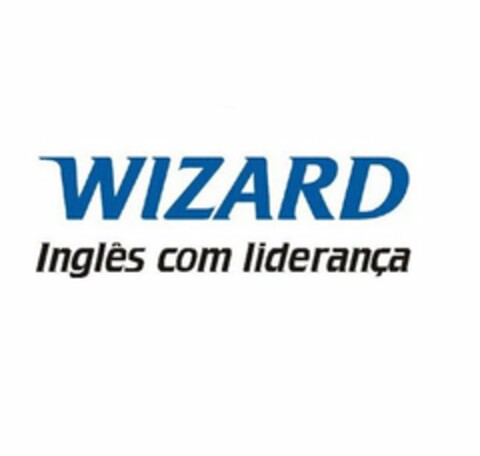 WIZARD INGLÊS COM LIDERANÇA Logo (USPTO, 31.07.2014)