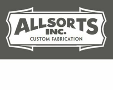 ALLSORTS INC. CUSTOM FABRICATION Logo (USPTO, 10.03.2015)