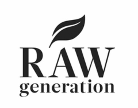 RAW GENERATION Logo (USPTO, 22.10.2015)