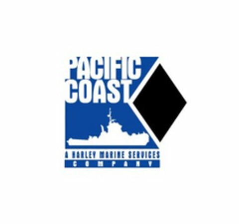 PACIFIC COAST A HARLEY MARINE SERVICES COMPANY Logo (USPTO, 09.05.2016)