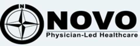 N NOVO PHYSICIAN-LED HEALTHCARE Logo (USPTO, 04.10.2016)