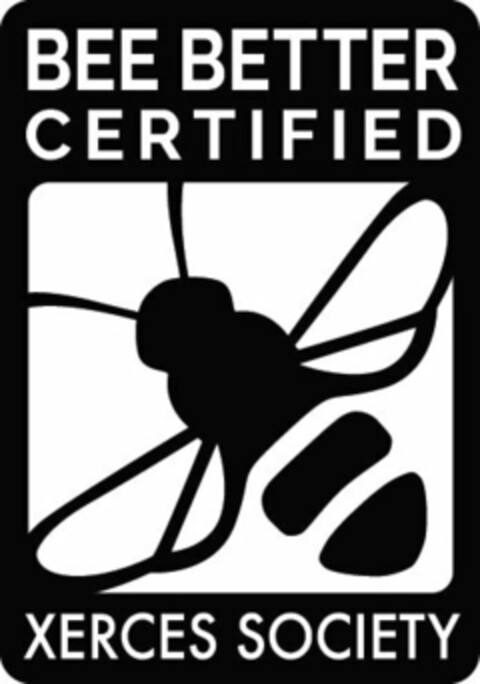 BEE BETTER CERTIFIED XERCES SOCIETY Logo (USPTO, 10/26/2016)