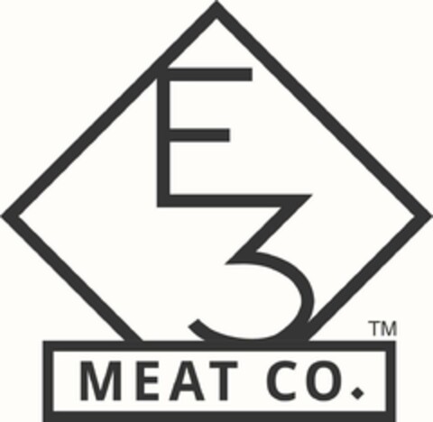 E3 MEAT CO. Logo (USPTO, 05.10.2017)