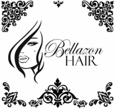 BELLAZON HAIR Logo (USPTO, 27.12.2017)