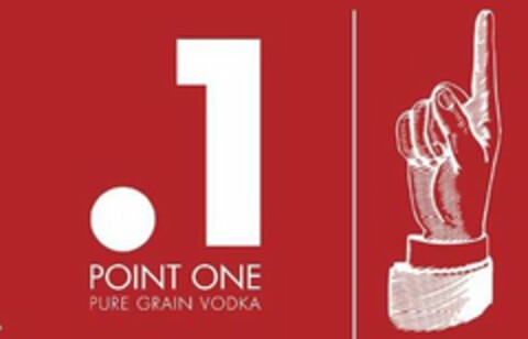 .1 POINT ONE PURE GRAIN VODKA Logo (USPTO, 02.07.2018)