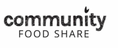 COMMUNITY FOOD SHARE Logo (USPTO, 14.09.2018)