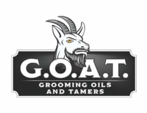 G.O.A.T. GROOMING OILS AND TAMERS Logo (USPTO, 09.10.2018)