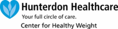 HUNTERDON HEALTHCARE YOUR FULL CIRCLE OF CARE. CENTER FOR HEALTHY WEIGHT Logo (USPTO, 15.10.2018)