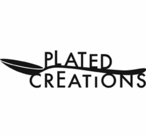 PLATED CREATIONS Logo (USPTO, 19.11.2018)