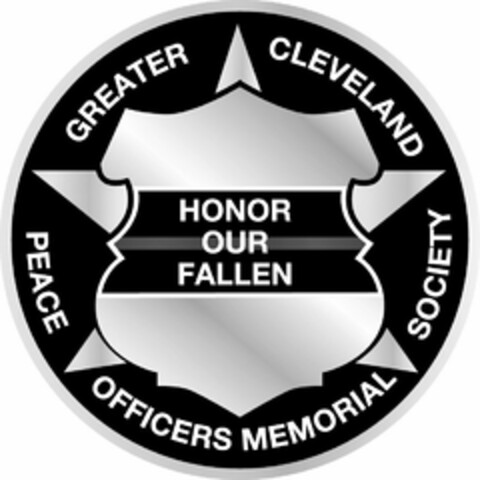 GREATER CLEVELAND PEACE OFFICERS MEMORIAL SOCIETY HONOR OUR FALLEN Logo (USPTO, 04.04.2019)