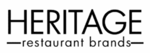 HERITAGE RESTAURANT BRANDS Logo (USPTO, 21.05.2019)