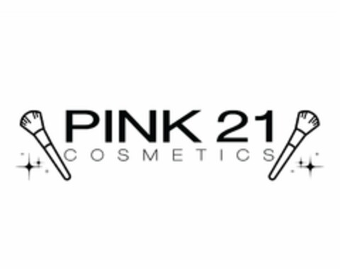 PINK 21 COSMETICS Logo (USPTO, 29.07.2020)