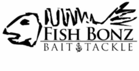 FISH BONZ BAIT & TACKLE Logo (USPTO, 02/18/2009)