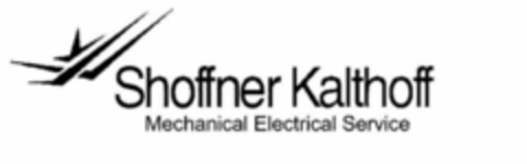 SHOFFNERKALTHOFF MECHANICAL ELECTRICAL SERVICE Logo (USPTO, 17.06.2009)